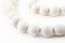 TheBeadChest 12mm Natural Round Wood Beads, Wooden Beads Loose Wood Spacer Beads for DIY Jewelry Making, 4 Sizes (8mm, 10mm, 12mm, 20mm) - White